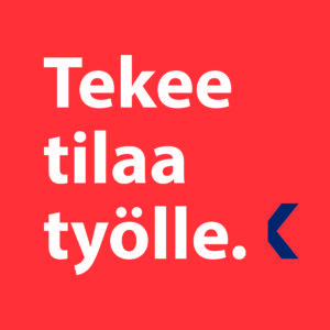 Jykian slogan: tekee tilaa työlle