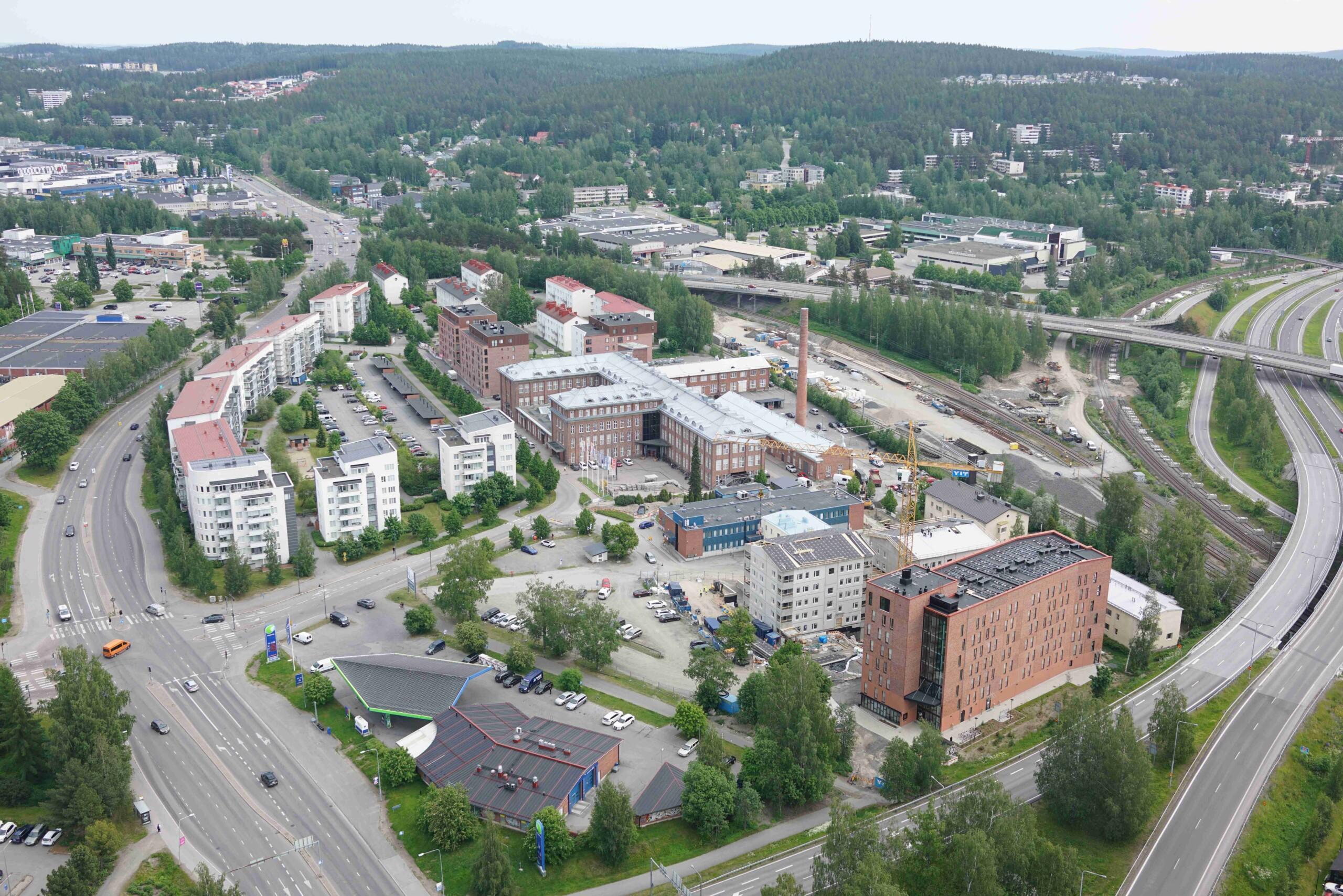 Ilmakuva Tourulasta.